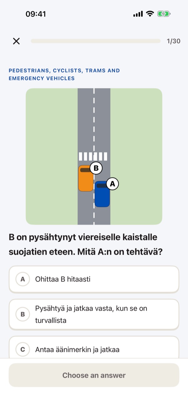 Ajokortti – Driving Theory B – Screenshot 2