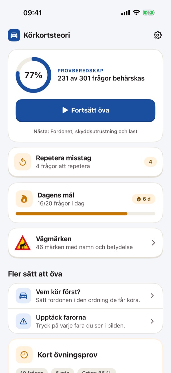 Körkortsteori Finland – Screenshot 1