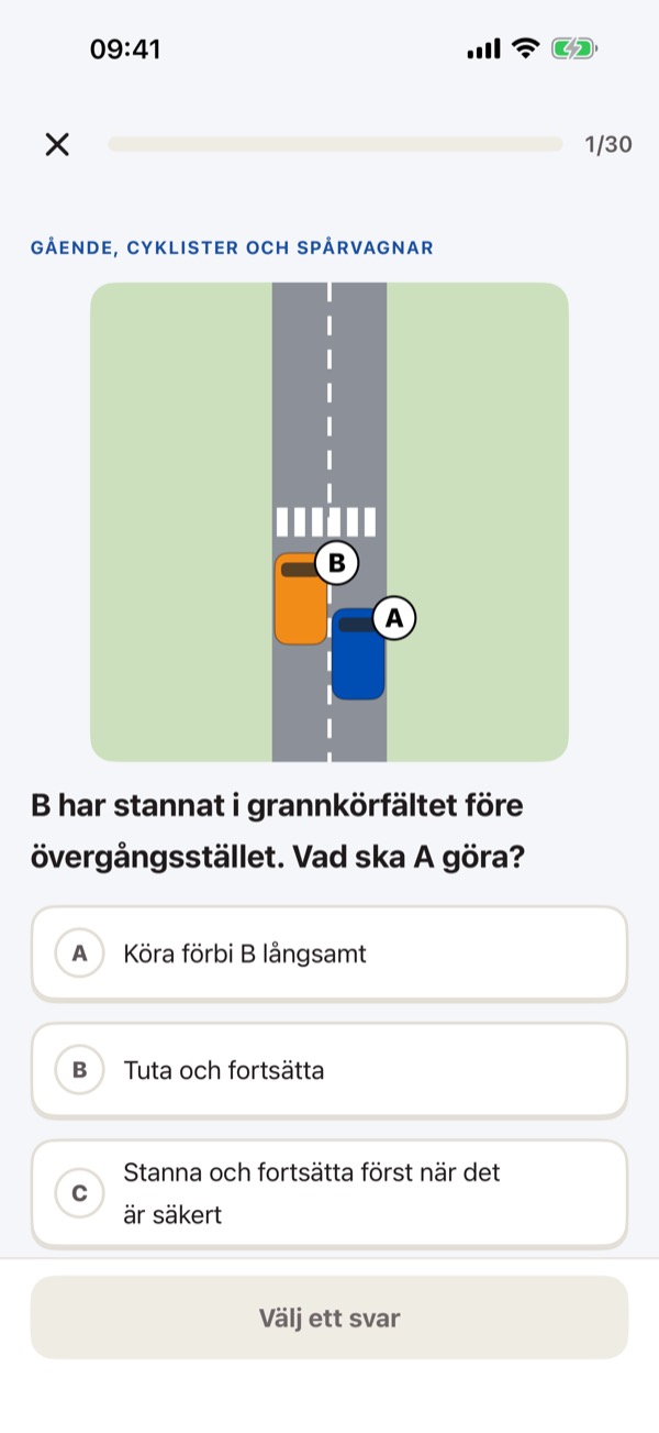 Körkortsteori Finland – Screenshot 2
