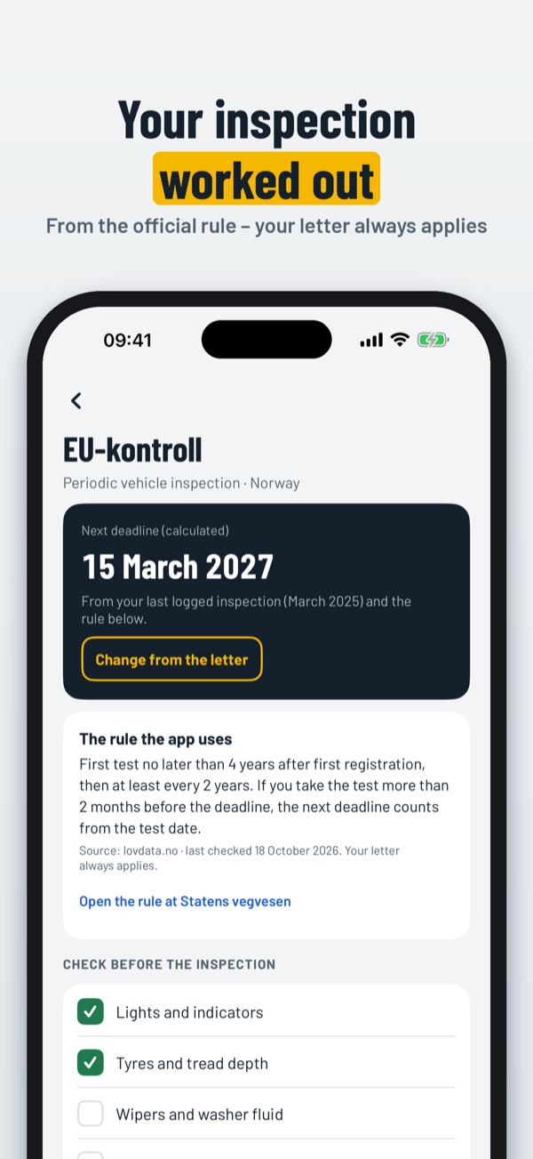 Bilboka – Car Service Log – Screenshot 2