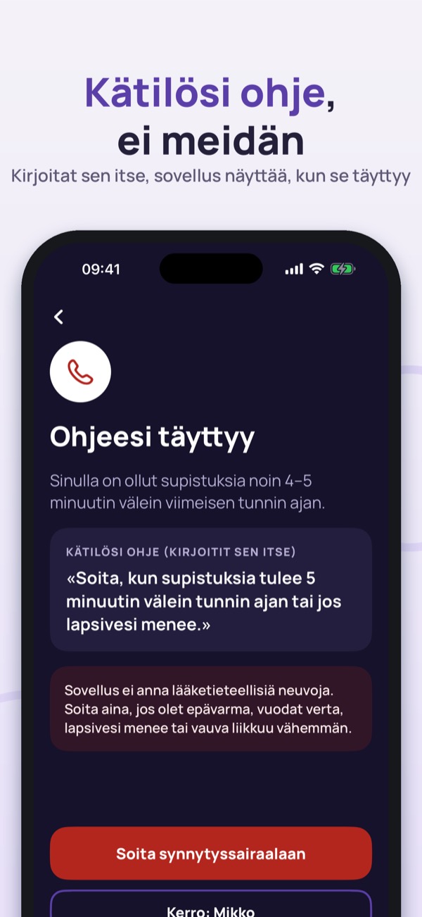 Synnytysvalmis: Supistukset – Screenshot 2