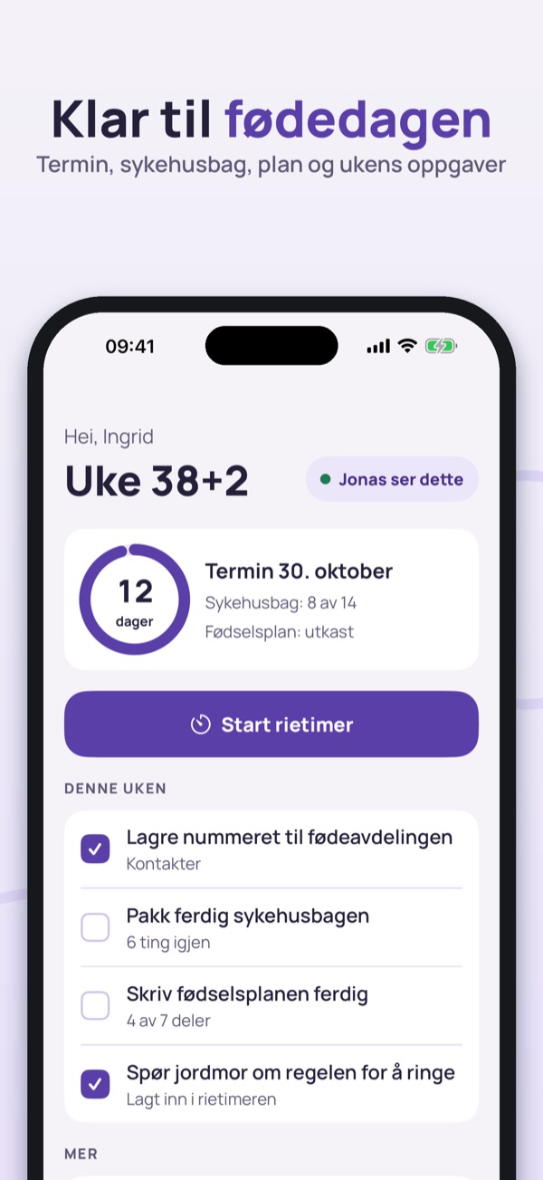 Fødselsklar: Rietimer – Screenshot 3
