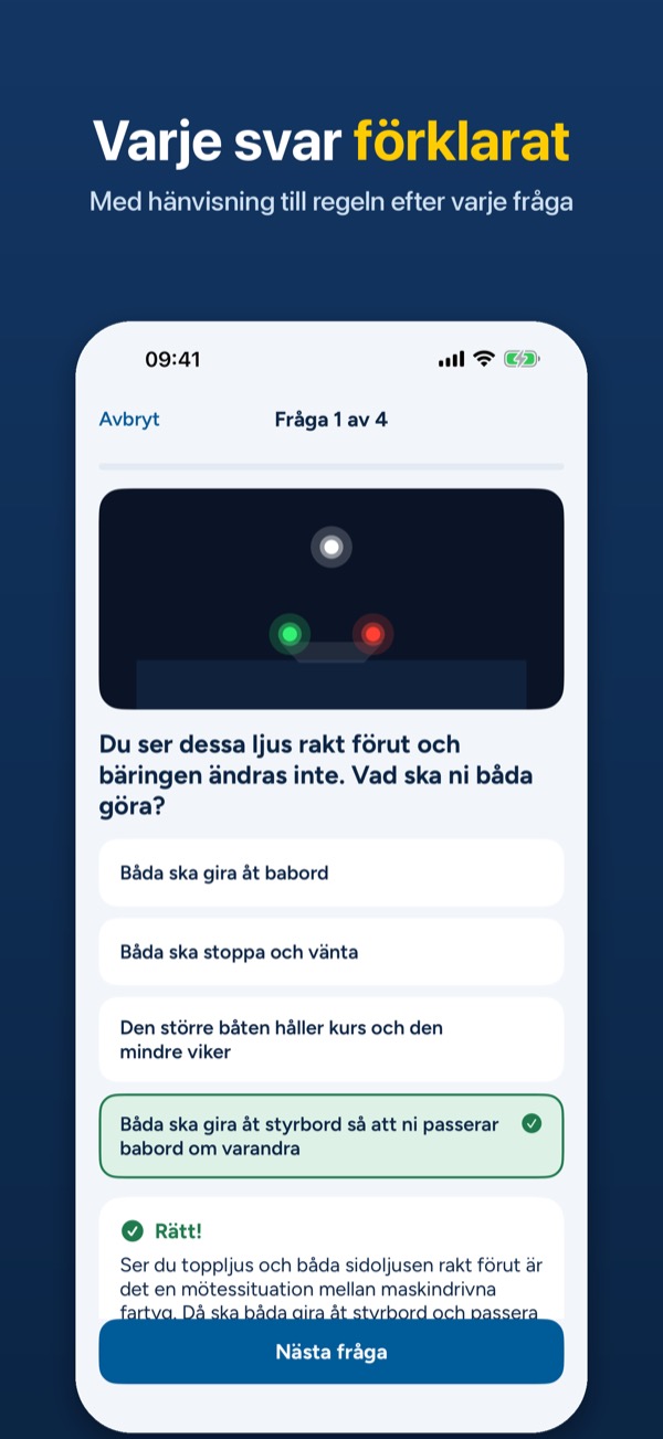 Båtkörkort – Förarintyg 2026 – Screenshot 2