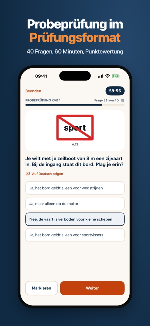Vaarbewijs KVB 1 & 2 Trainer – Screenshot 3