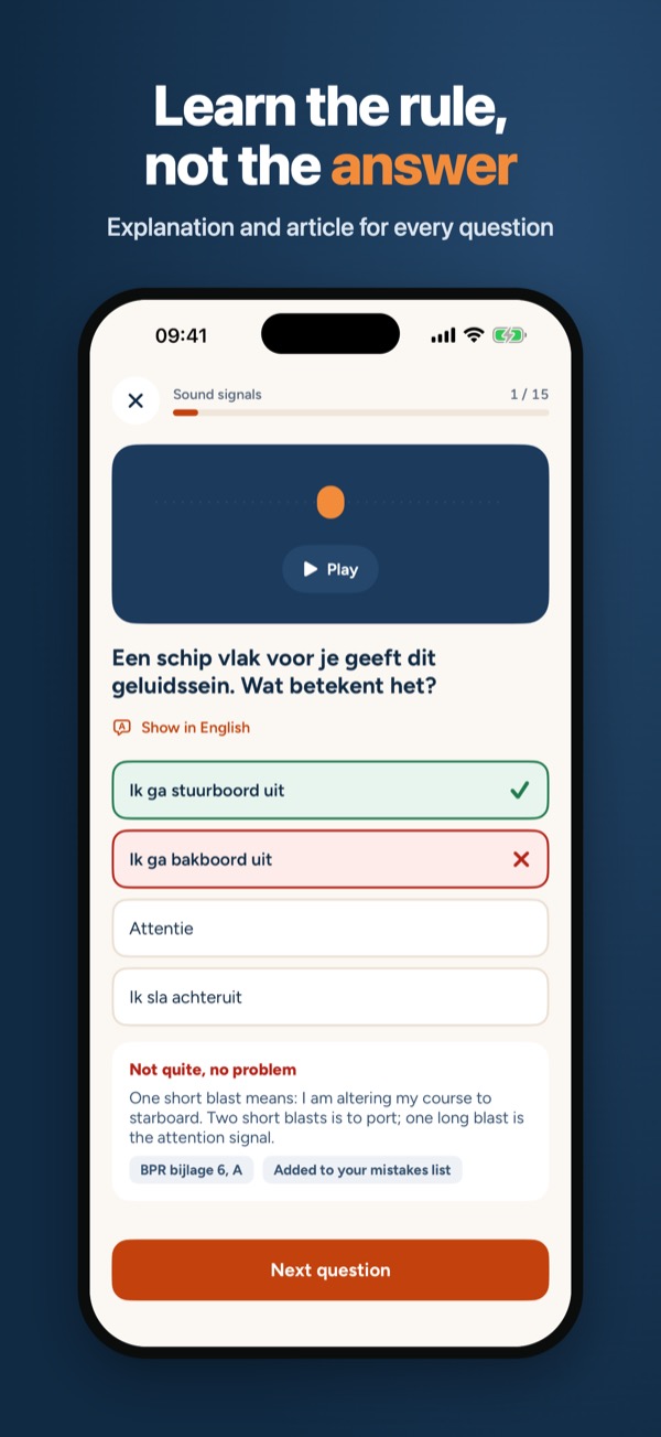 Vaarbewijs KVB 1 & 2 Practice – Screenshot 2