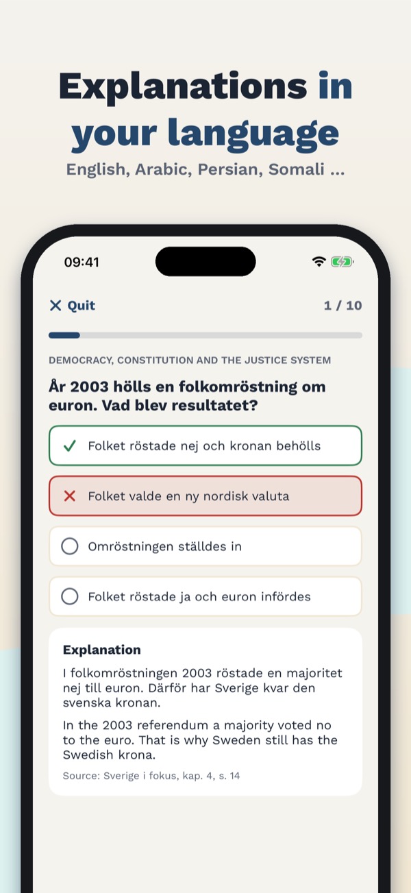 Provklar – Citizenship Test 2