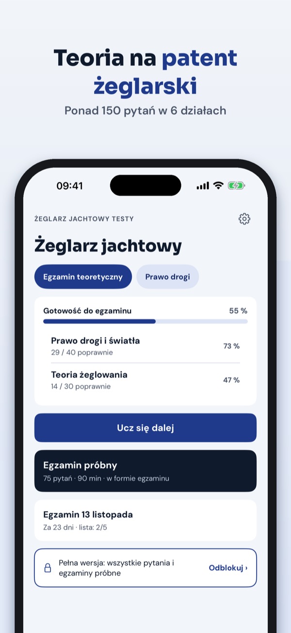 Żeglarz Jachtowy Testy – Screenshot 1